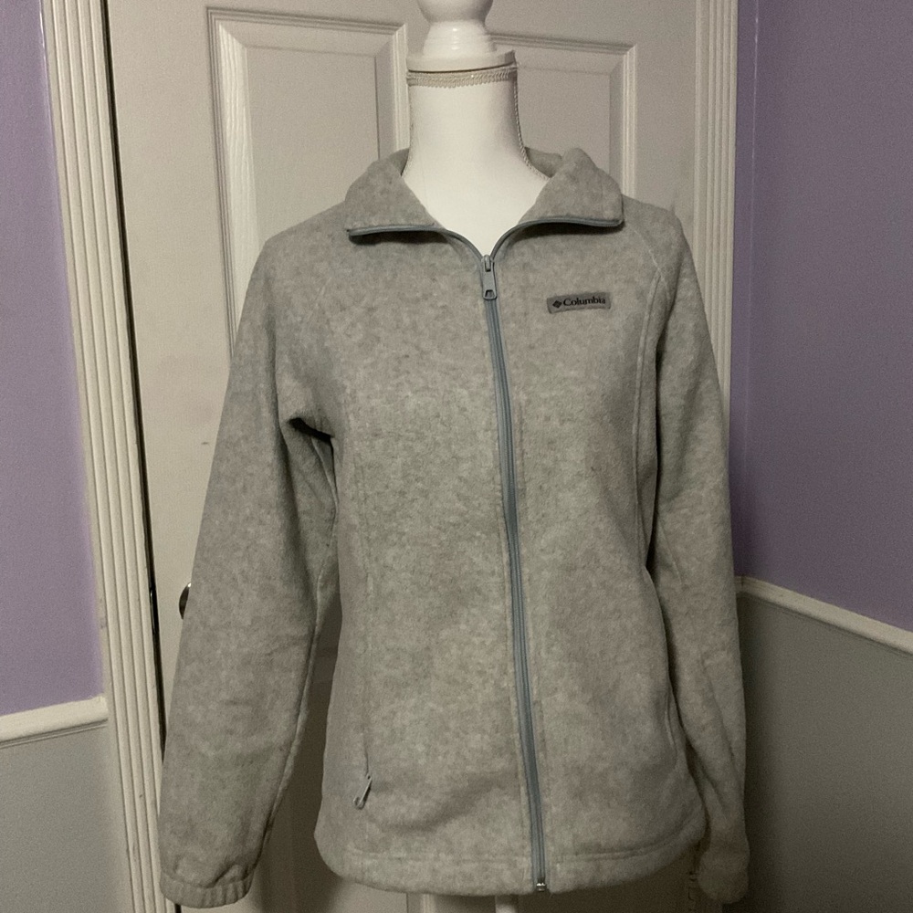Columbia Gray Fleece Jacket